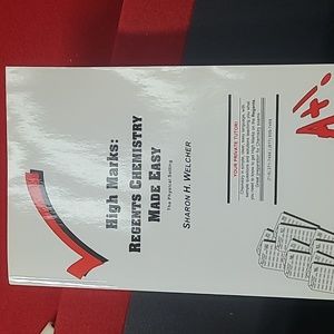 High Marks: Regents Chemistry Made Easy by Sharon H. Welcher